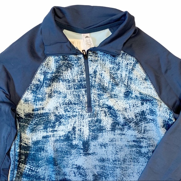 Adidas Performance Climawam 1/2 Zip Winter Athletic Top for training or running - Picture 2 of 8